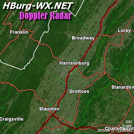 Harrisonburg, VA Weather GRLevel3 Radar