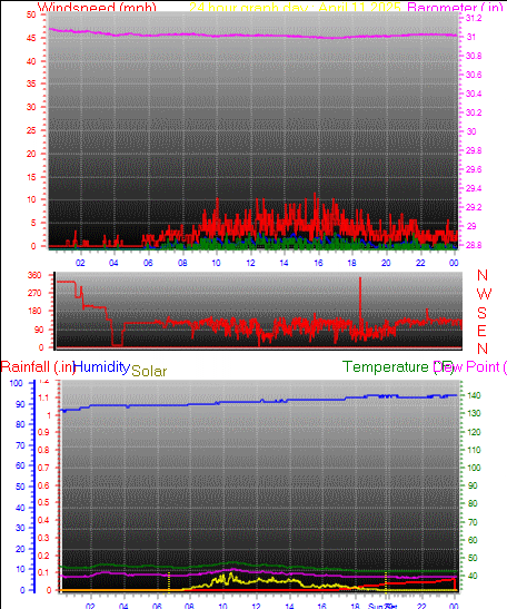 24 Hour Graph for Day 11