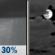 Tonight: Scattered Rain Showers then Mostly Cloudy