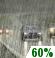 This Afternoon: A chance of rain before 5pm, then rain likely and patchy fog. Cloudy, with a high near 48. South wind around 13 mph, with gusts as high as 20 mph. Chance of precipitation is 60%. New rainfall amounts between a tenth and quarter of an inch possible. This Afternoon: Chance Light Rain