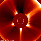 Latest LASCO C2 image of the Sun