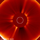 Latest LASCO C2 image of the Sun