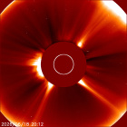Latest LASCO C2 image of the Sun