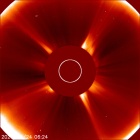 Latest LASCO C2 image of the Sun