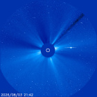 Latest LASCO C3 image of the Sun