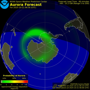 Current Southern hemispheric power input map