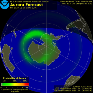 Current Southern hemispheric power input map
