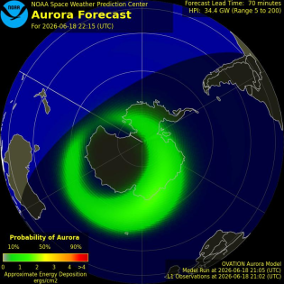 Current Southern hemispheric power input map