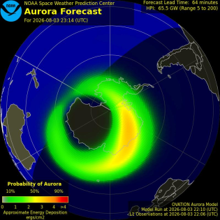 Current Southern hemispheric power input map