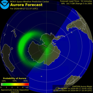 Current Southern hemispheric power input map